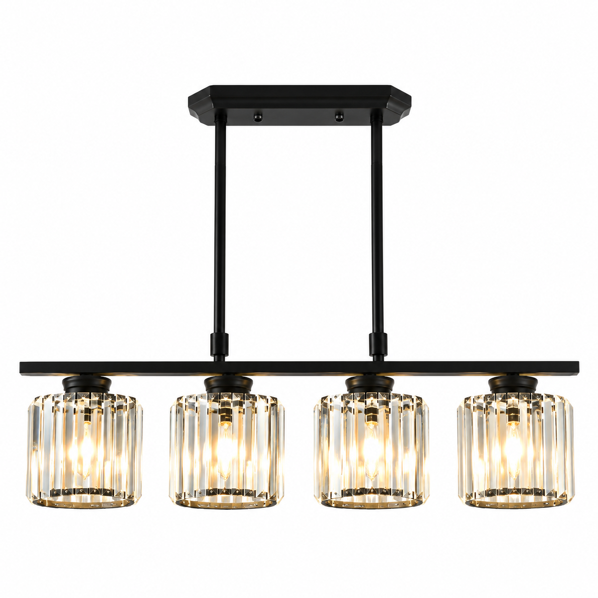 Glass Shade Linear Pendant Light – view 11 | BROKLEN