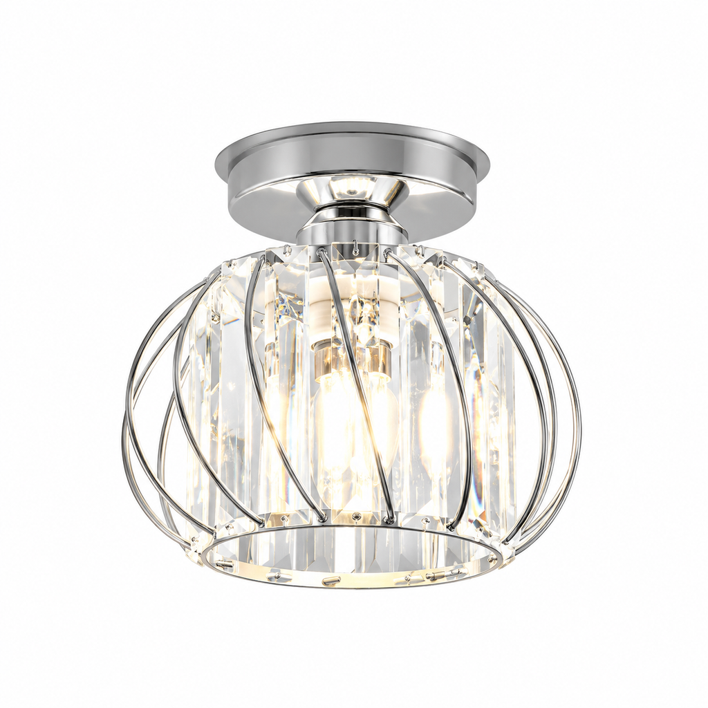 Compact Glass Rod Flush Ceiling Light – view 10 | BROKLEN