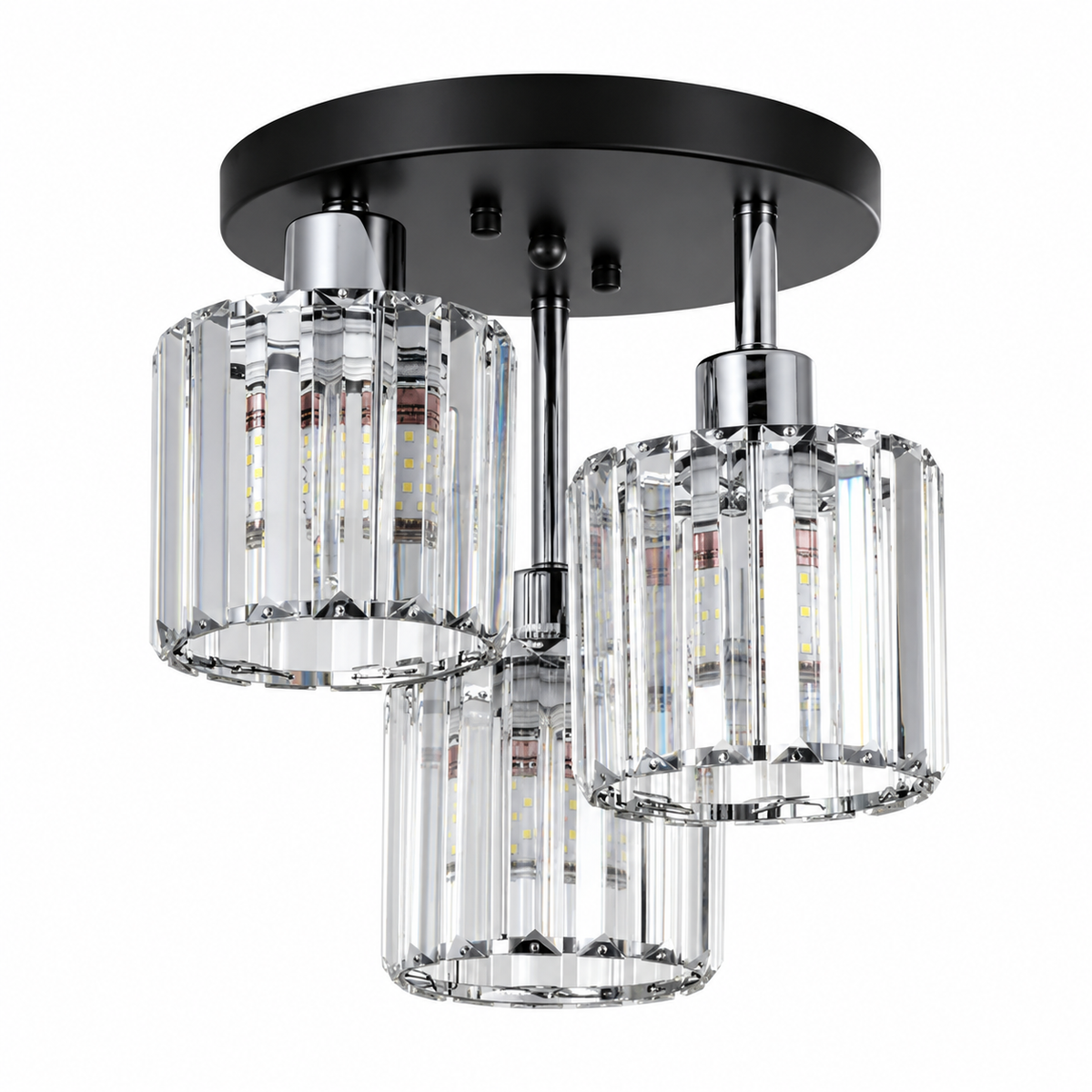 3-Light Glass Rod Ceiling Light – view 10 | BROKLEN