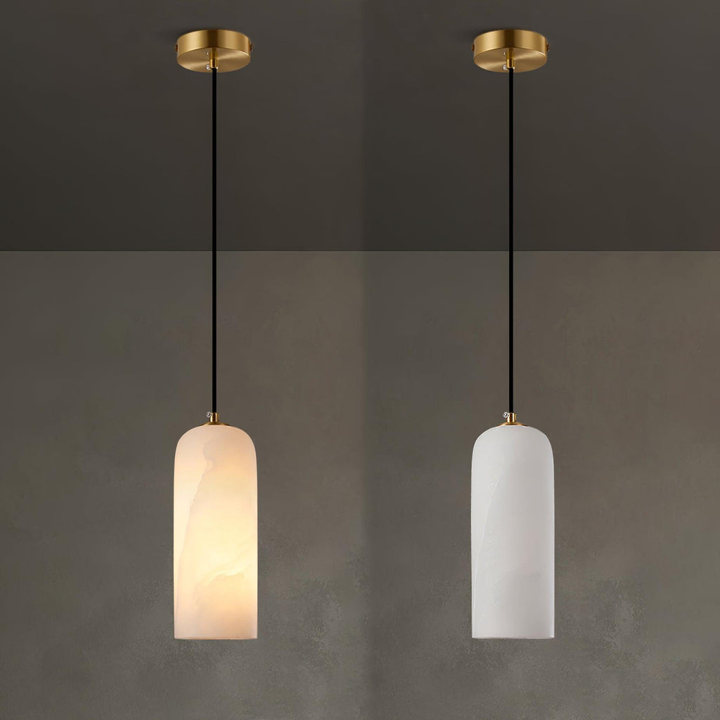 Alabaster Pendant Light – Natural Stone – view 9 | BROKLEN