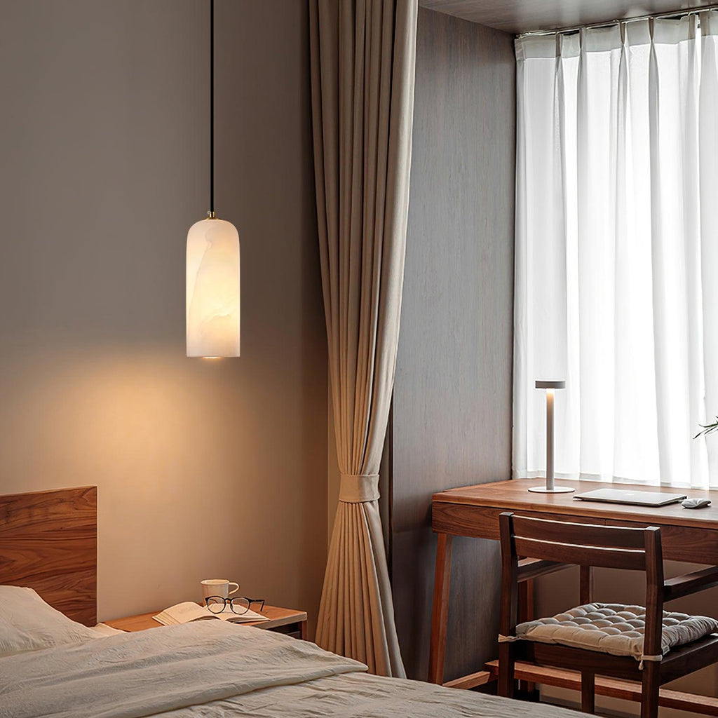 Alabaster Pendant Light – Natural Stone – view 7 | BROKLEN
