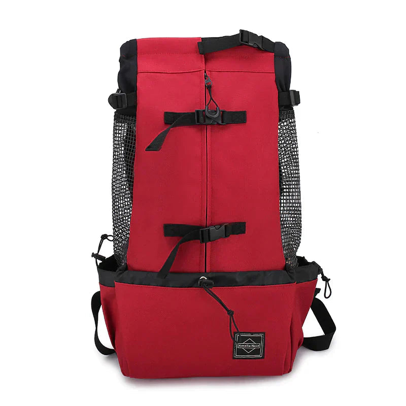 Dog Backpack Carrier – Ergonomic & Breathable with Built-In Safety Harness | BROKLEN - view 2