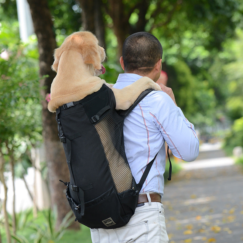 Dog Backpack Carrier – Ergonomic & Breathable with Built-In Safety Harness | BROKLEN - view 11