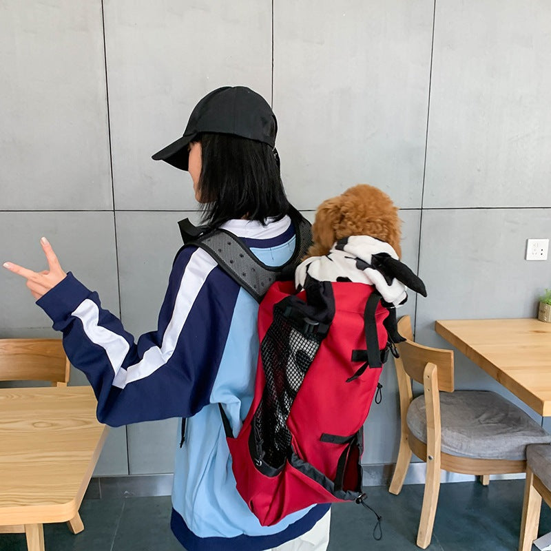Dog Backpack Carrier – Ergonomic & Breathable with Built-In Safety Harness | BROKLEN - view 6