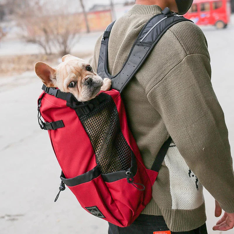 Dog Backpack Carrier – Ergonomic & Breathable with Built-In Safety Harness | BROKLEN - view 10