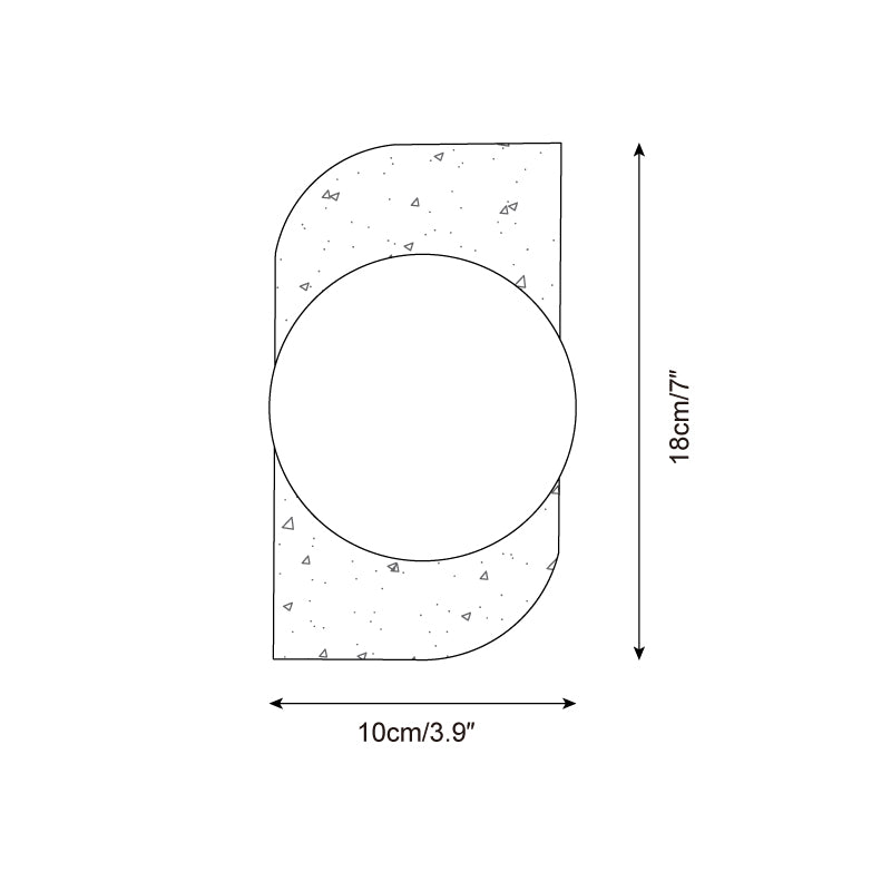 Travertine Wall Light with Frosted Globes – view 19 | BROKLEN