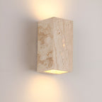 Japandi Travertine Up & Down Wall Light – Indoor & Outdoor – view 7 | BROKLEN