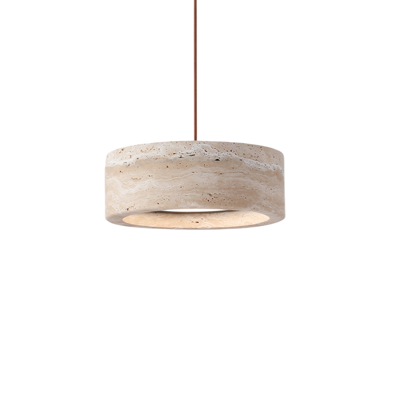 Wabi-Sabi Travertine Pendant Light – view 4 | BROKLEN