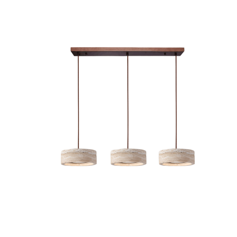 Wabi-Sabi Travertine Pendant Light – view 6 | BROKLEN