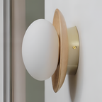 Nordic Wood-Tone LED Wall Light – view 11 | BROKLEN