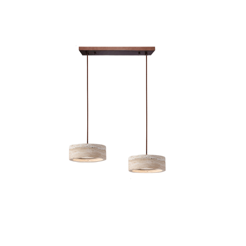 Wabi-Sabi Travertine Pendant Light – view 5 | BROKLEN