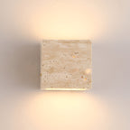 Japandi Travertine Up & Down Wall Light – Indoor & Outdoor – view 8 | BROKLEN