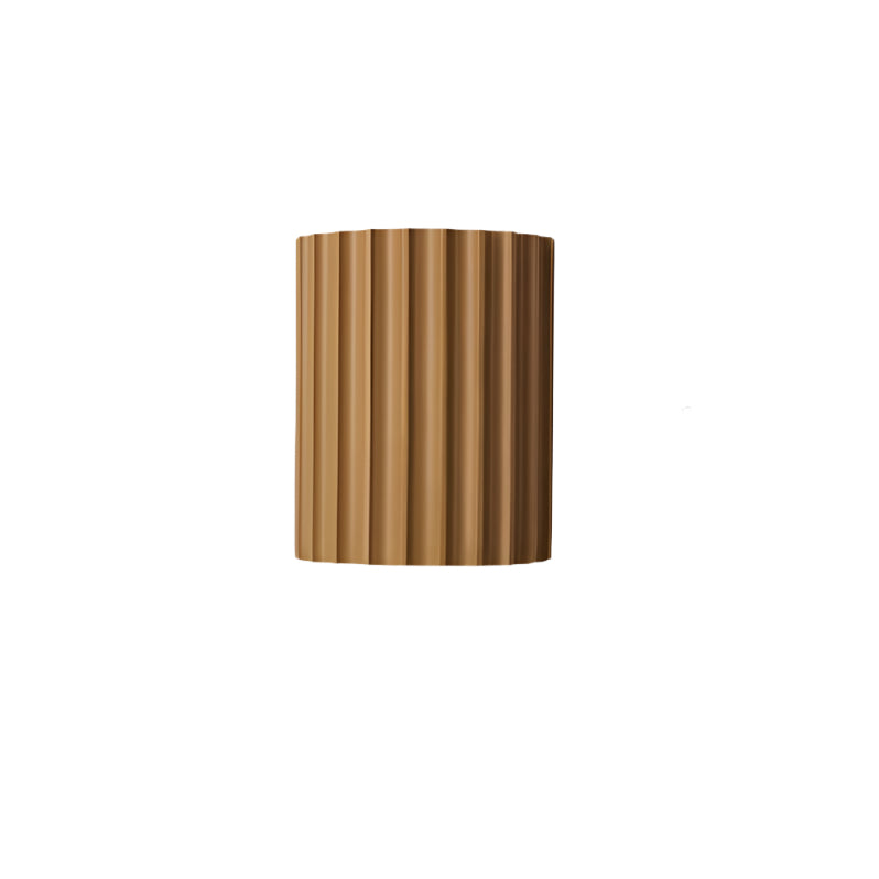 Ribbed Resin Cylinder Up & Down Wall Light – view 5 | BROKLEN