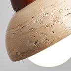 Mushroom Stone Pendant Light – view 4 | BROKLEN