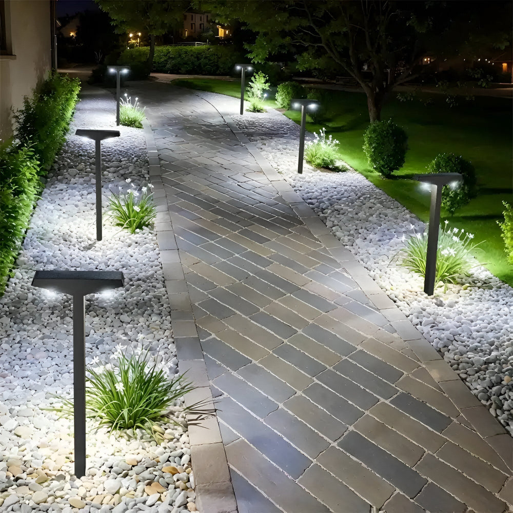 Solar LED T-Post Pathway Lights – view 2 | BROKLEN