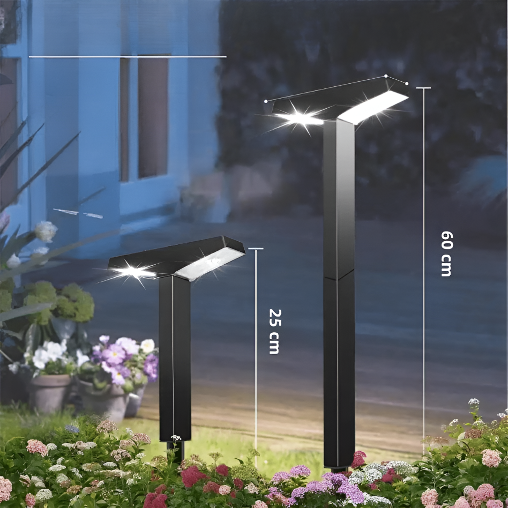 Solar LED T-Post Pathway Lights – view 3 | BROKLEN