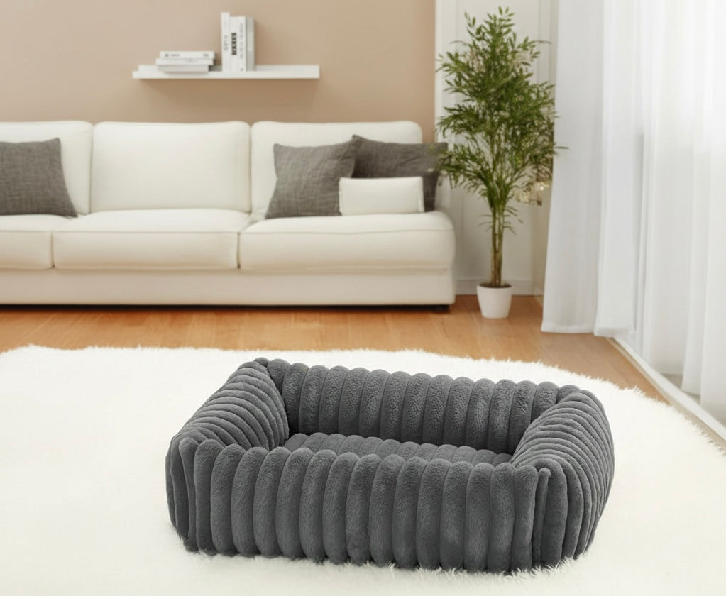 Orthopedic Dog Bed | Foam Base & Raised Edges | Small & Medium | 5 Colors | Hand Washable