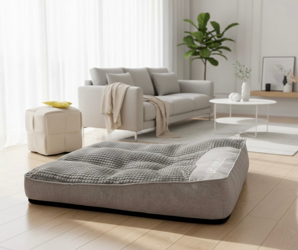 Orthopedic Dog Bed | Plush Polyester | XL, XXL & 3XL | Hand Washable | Brown & Grey | BROKLEN - view 5
