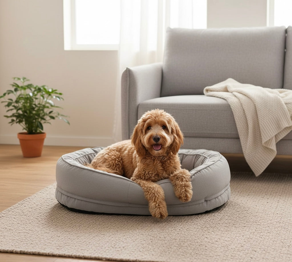 Orthopedic Dog Bed | Removable Washable Cover | Water-Resistant | Medium & Large | 6 Colors | BROKLEN