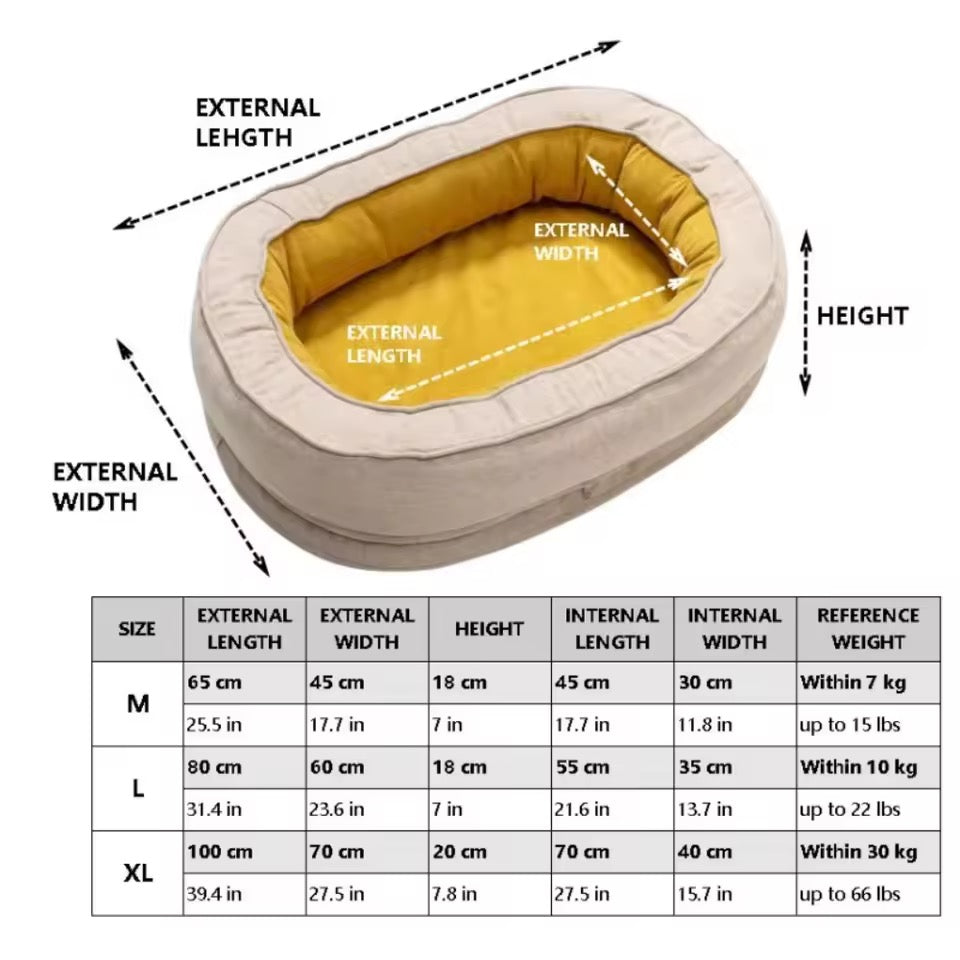 Orthopedic Dog Bed | Removable Washable Cover | Water-Resistant | Medium & Large | 6 Colors | BROKLEN - view 19