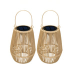 Solar Bamboo-Style Outdoor Lantern – view 10 | BROKLEN