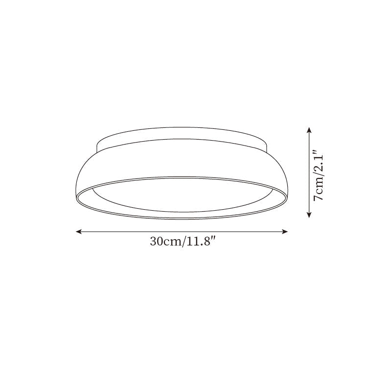 Travertine LED Ceiling Light – Japandi – view 12 | BROKLEN