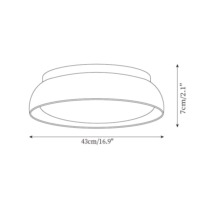 Travertine LED Ceiling Light – Japandi – view 10 | BROKLEN