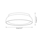 Travertine LED Ceiling Light – Japandi – view 10 | BROKLEN