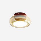 Retro Glass Flush Mount Ceiling Light – view 18 | BROKLEN