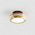 Retro Glass Flush Mount Ceiling Light – view 13 | BROKLEN