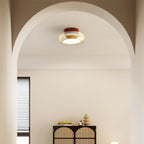 Retro Glass Flush Mount Ceiling Light – view 3 | BROKLEN