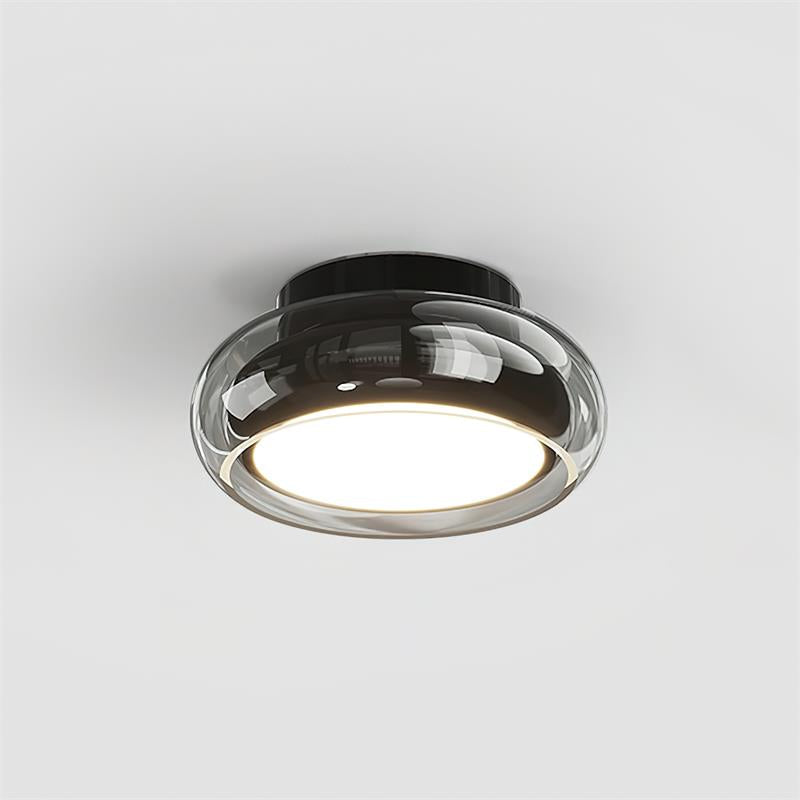 Retro Glass Flush Mount Ceiling Light – view 14 | BROKLEN