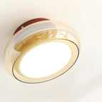 Retro Glass Flush Mount Ceiling Light – view 8 | BROKLEN