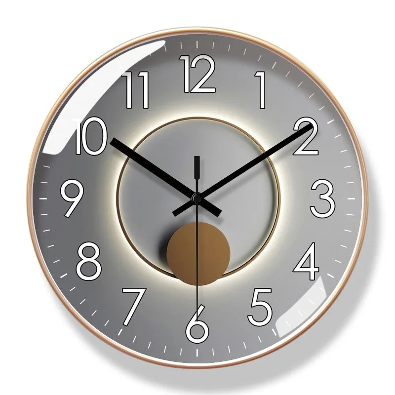 Modern Round Decorative Wall Clock – view 6 | BROKLEN
