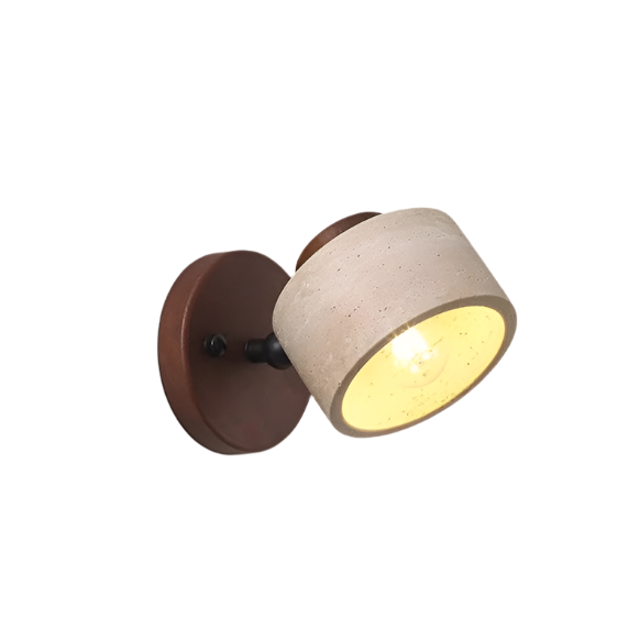 Minimalist Adjustable Travertine Wall Light – view 2 | BROKLEN