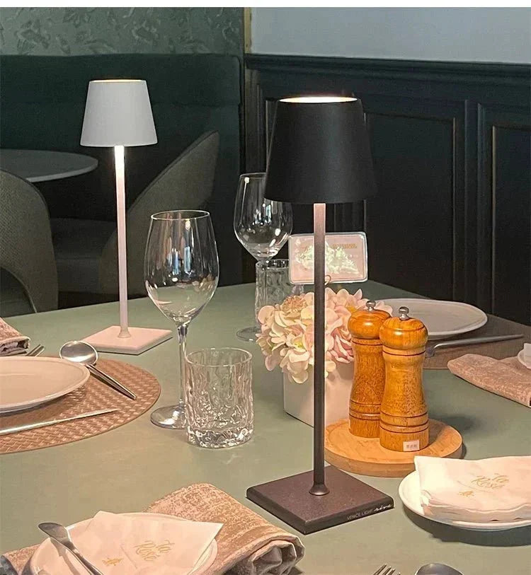 Cordless Rechargeable Japandi Table Lamp – view 3 | BROKLEN
