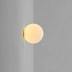 Frosted Glass Globe Wall Lamp – view 9 | BROKLEN