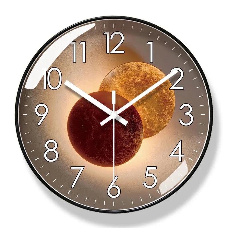 Modern Round Decorative Wall Clock – view 5 | BROKLEN