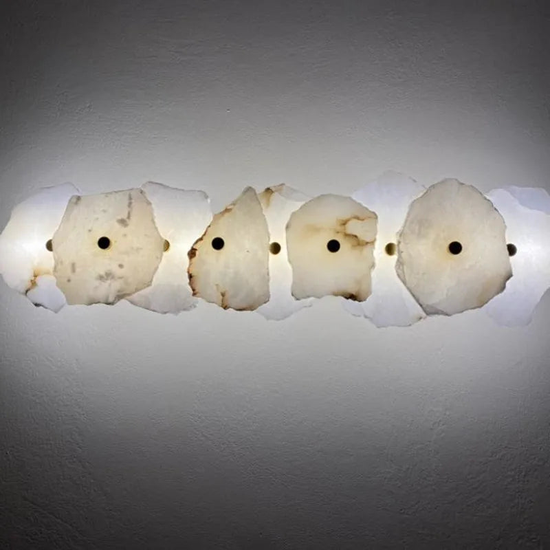 Organic Stone-Look LED Wall Sconce – view 3 | BROKLEN