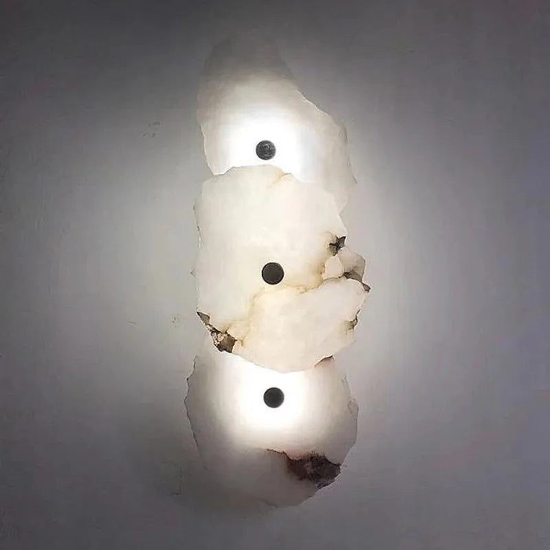 Organic Stone-Look LED Wall Sconce – view 5 | BROKLEN