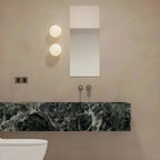 Frosted Glass Globe Wall Lamp – view 2 | BROKLEN