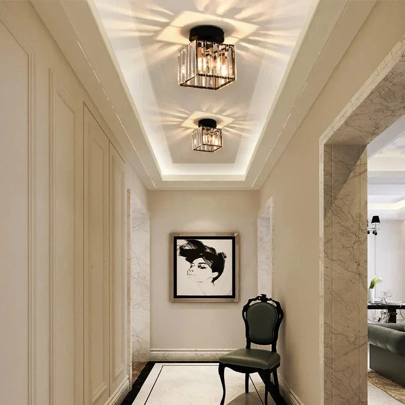 Glam Crystal Flush Mount Ceiling Light – view 5 | BROKLEN