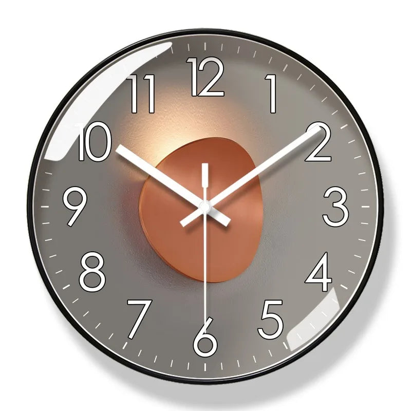 Modern Round Decorative Wall Clock – view 3 | BROKLEN