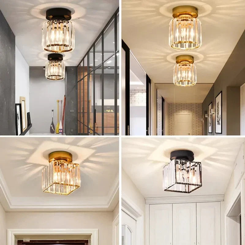 Glam Crystal Flush Mount Ceiling Light – view 3 | BROKLEN