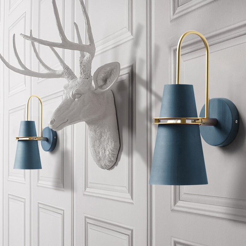 Nordic Cone LED Wall Light with Adjustable Metal Shade – view 2 | BROKLEN