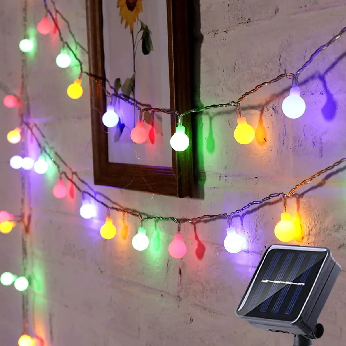 Solar LED Outdoor String Lights – view 10 | BROKLEN