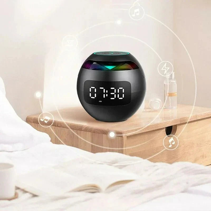 Bluetooth Speaker Alarm Clock with LED Display – view 3 | BROKLEN