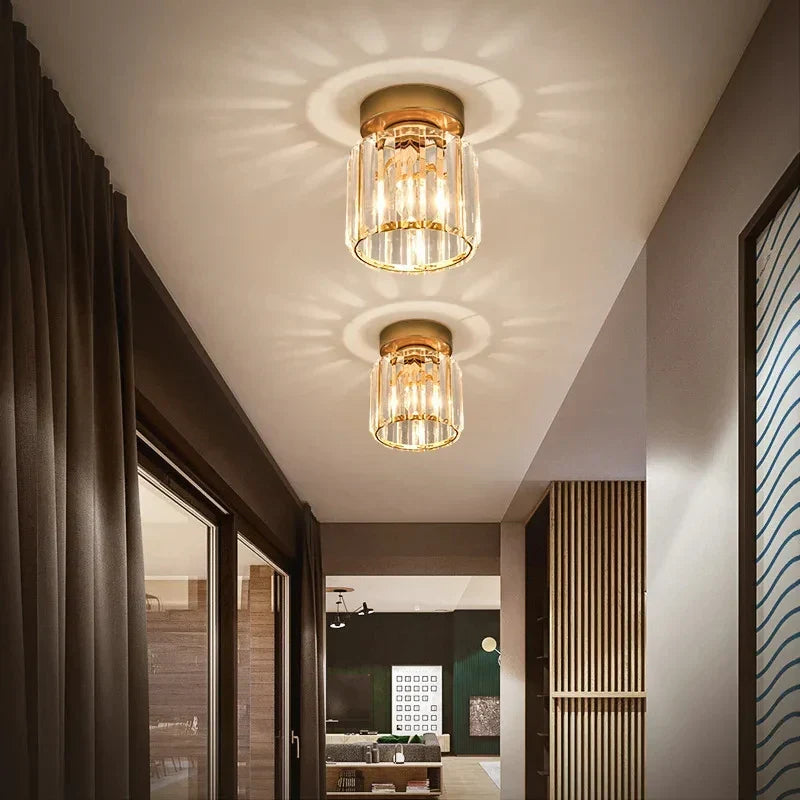 Glam Crystal Flush Mount Ceiling Light – view 4 | BROKLEN