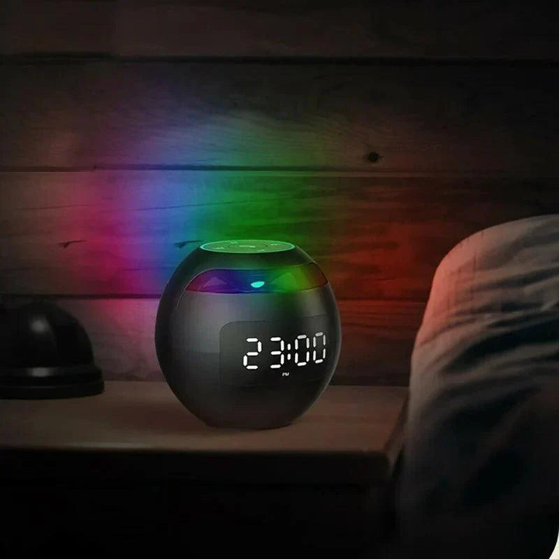 Bluetooth Speaker Alarm Clock with LED Display – view 2 | BROKLEN