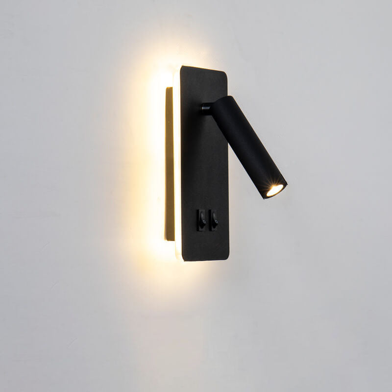 Adjustable LED Spotlight Wall Sconce with Ambient Backlight – view 8 | BROKLEN